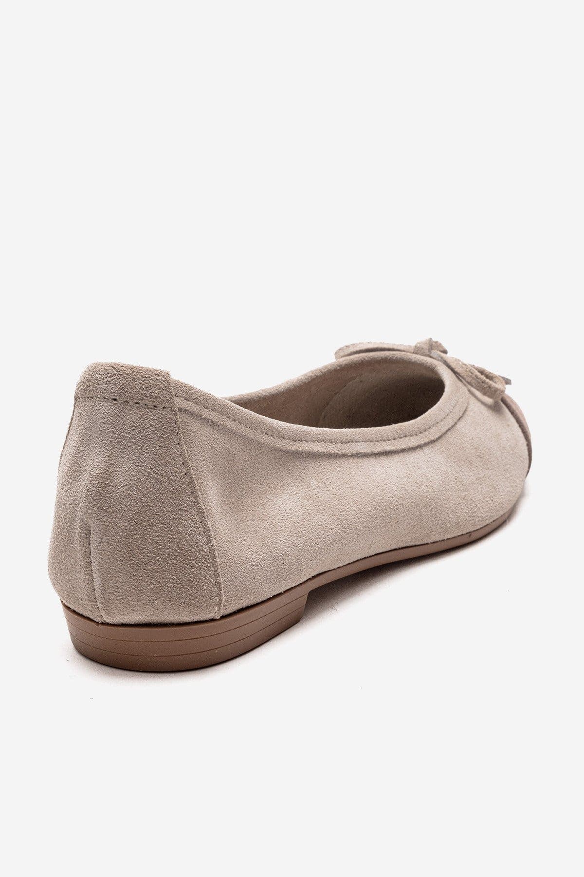 Boleo Leather Ballet Flat, Alternate, color, Beige Suede