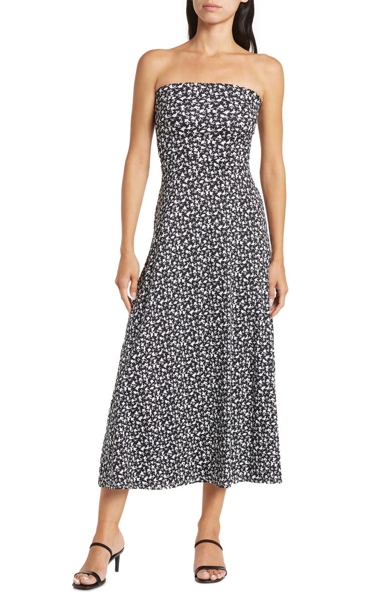 LOVE...ADY Tube Printed Midi Dress, Main, color, 