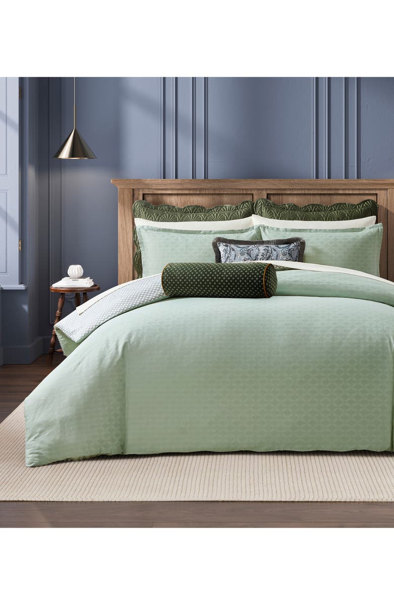 Ted Baker Pollsy Comforter & Shams Set, Alternate, color, Mercury Sage