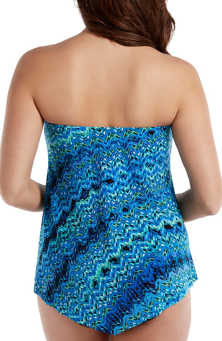 Miraclesuit<sup>®</sup> Babylon Hankini Tankini Top, Alternate, color, 