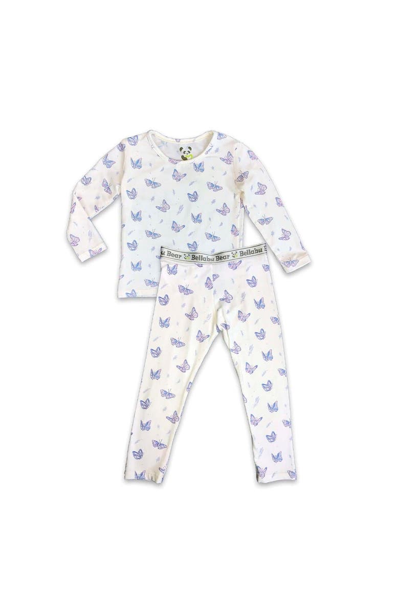 Bellabu Bear Kids' Butterfly Set of 2 Piece Pajamas, Main, color, Butterfly