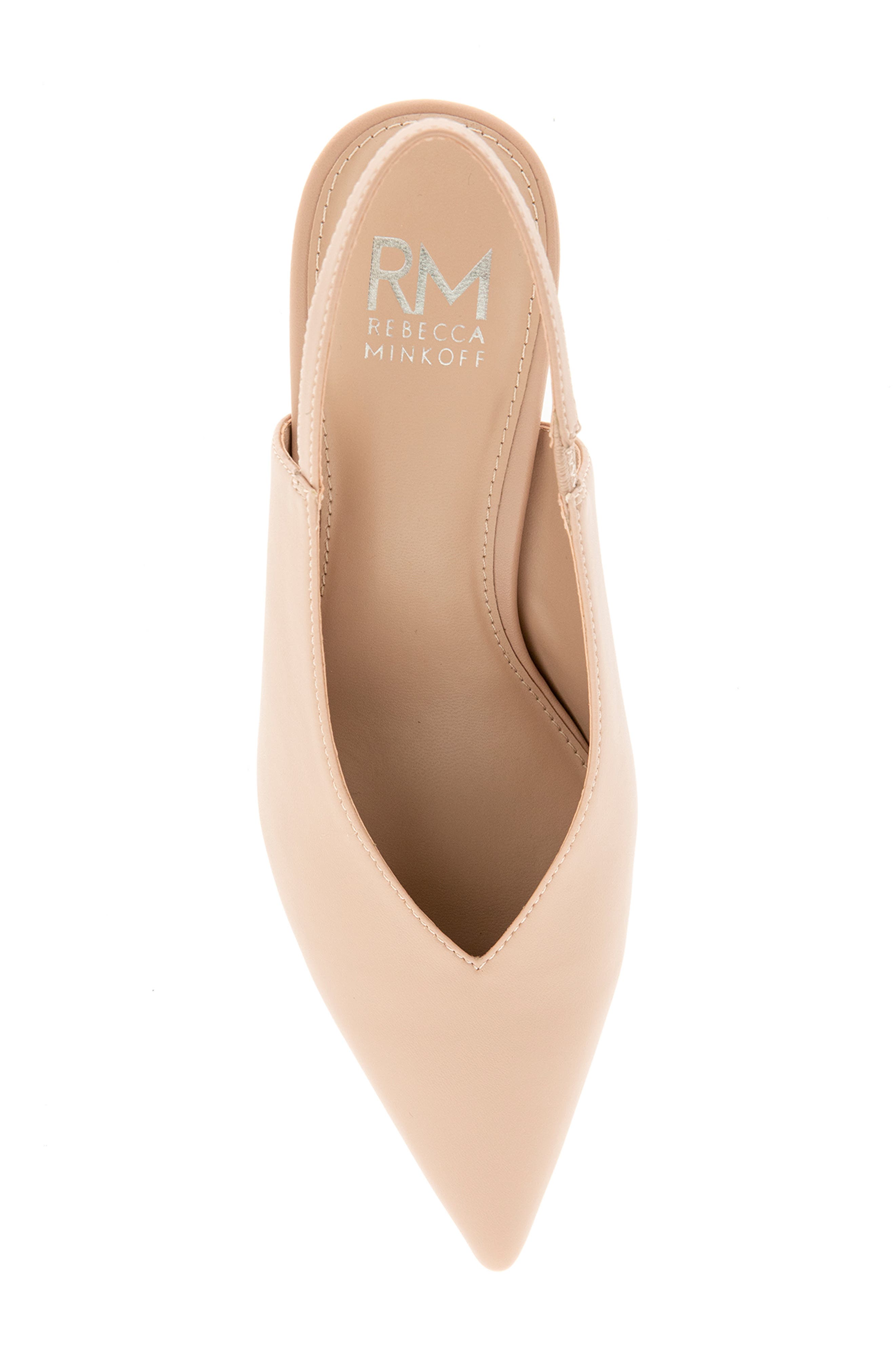 Tiana Pointed Toe Slingback Pump, Alternate, color, BEIGE