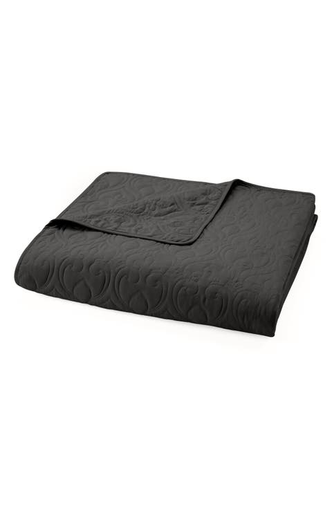 Premium Ultra Soft Damask Pattern Quilted Coverlet Set