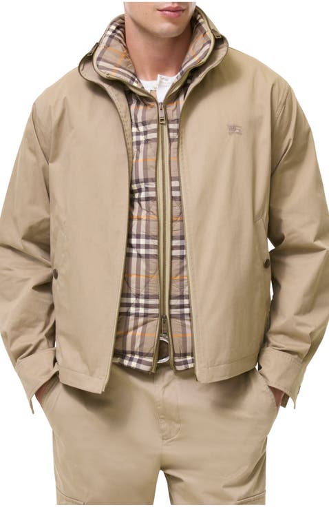 Cotton Twill Jacket with Warmer