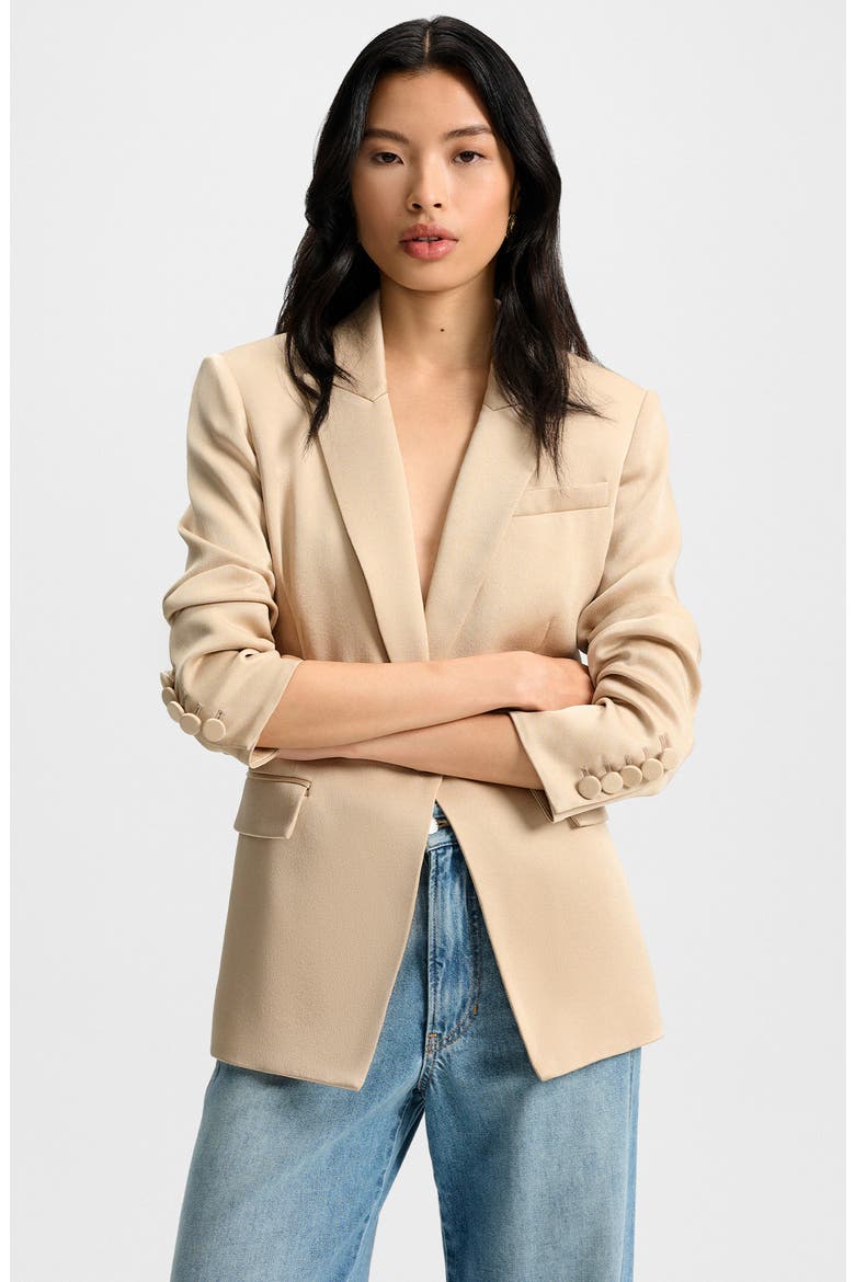 Long & Lean Dickey Jacket, Alternate, color, STONE KHAKI