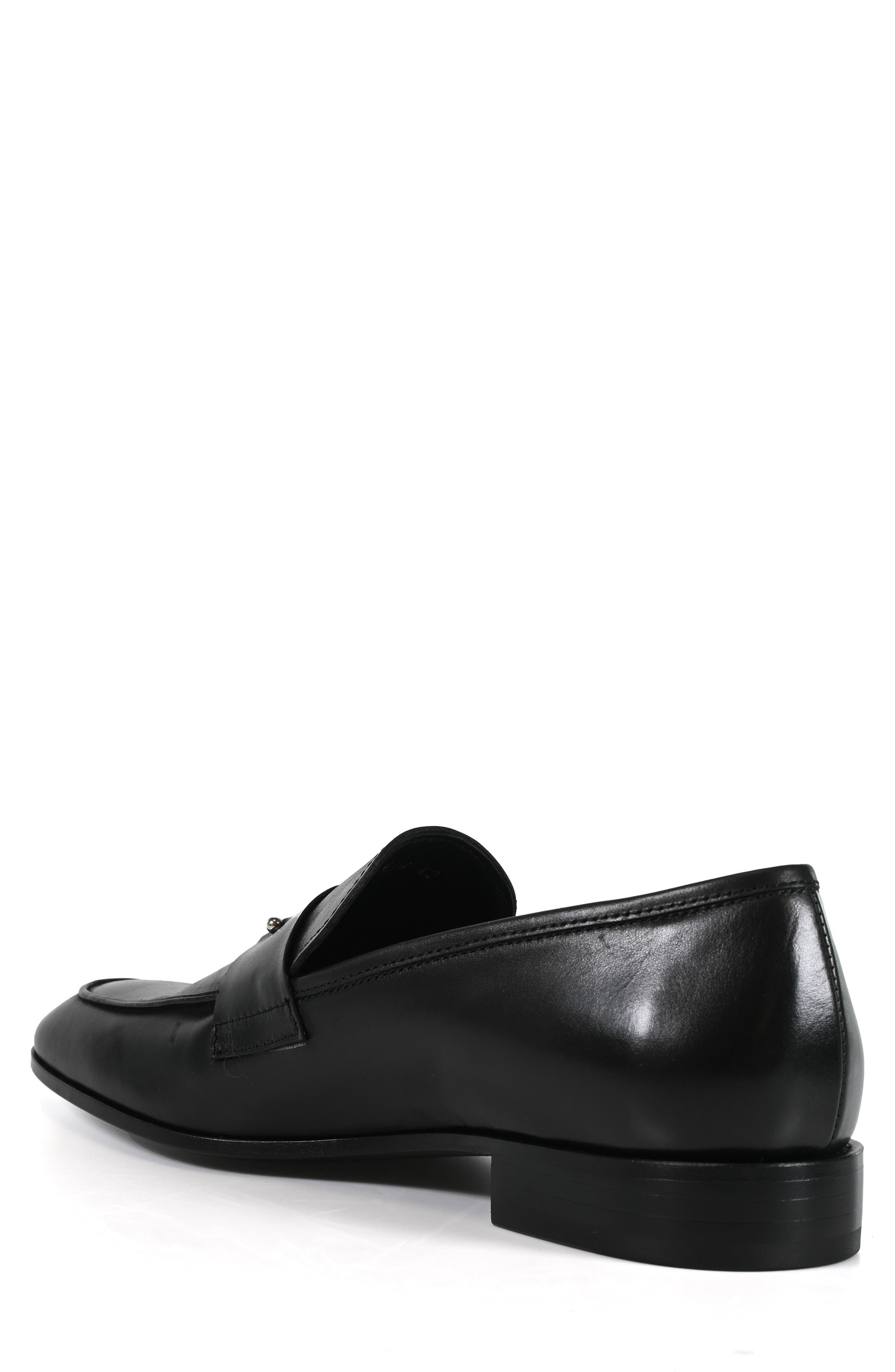 JOHN RICHMOND Logo Embossed Loafer, Alternate, color, Black