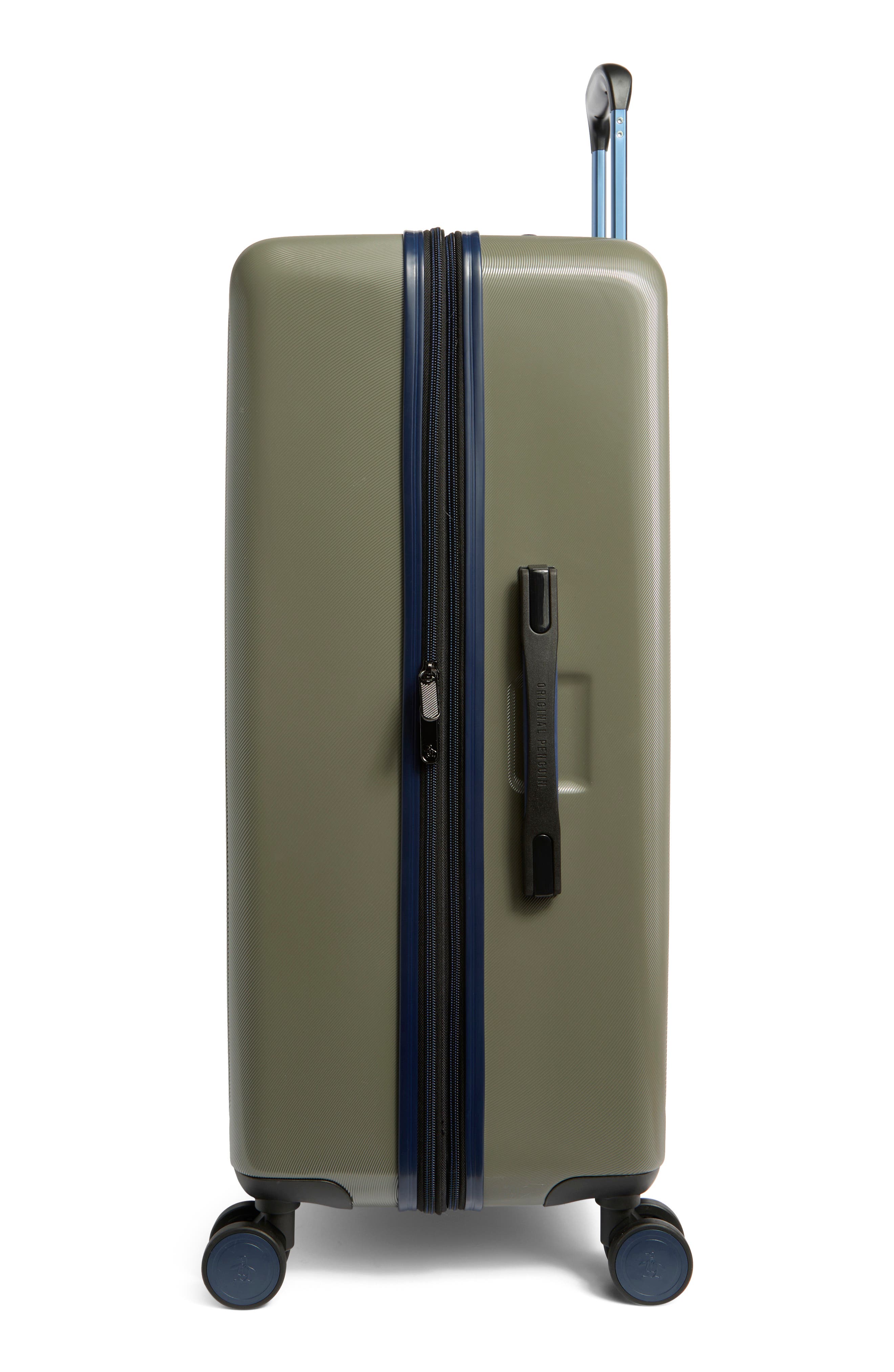 Original Penguin Finnes 29-Inch Hardside Spinner Luggage, Alternate, color, Dusty Olive