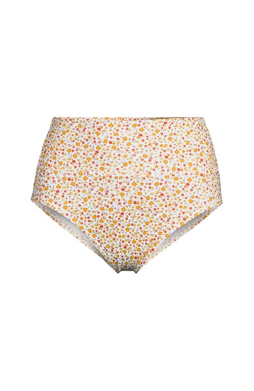 LANDS' END LANDS' END CHLORINE RESISTANT PINCHLESS HIGH WAISTED BIKINI BOTTOMS