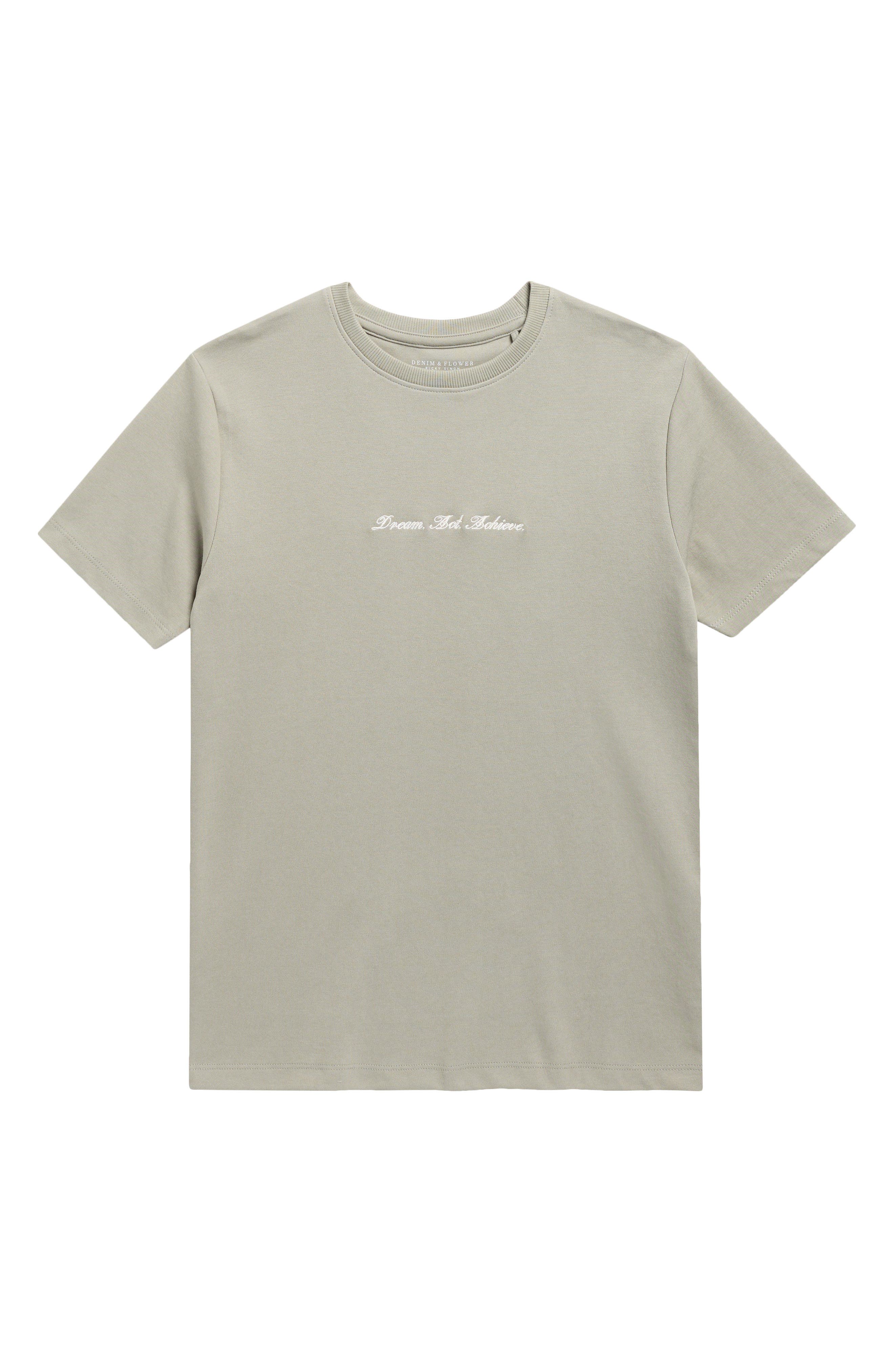 DENIM AND FLOWER Kids' Embrace Your Journey Sculpture Graphic T-Shirt