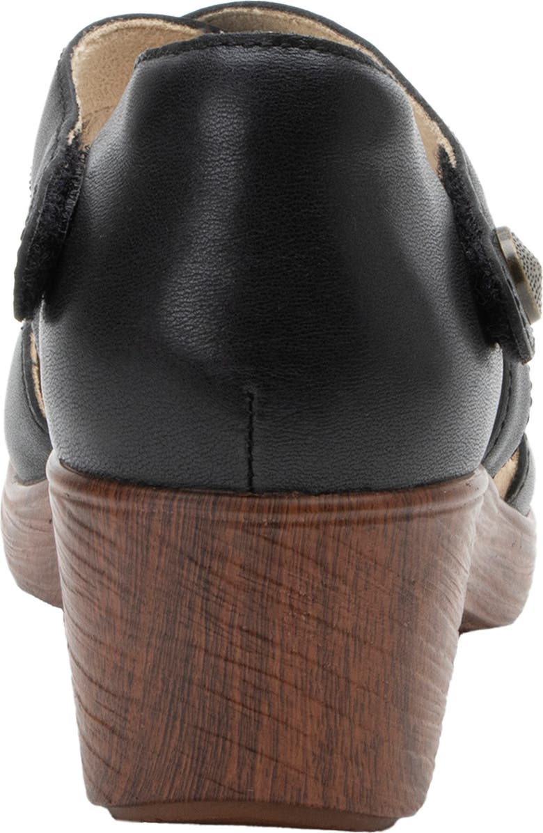 Alegria by PG Lite Savina Platform Pump, Alternate, color, Coal