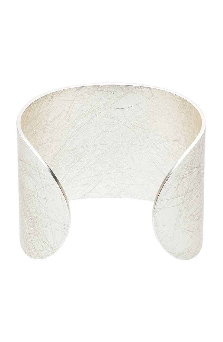 Youzey Hammered Cuff, Alternate, color, Silver