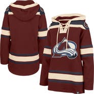 '47 Women's '47 Burgundy Colorado Avalanche Superior Lacer Pullover Hoodie