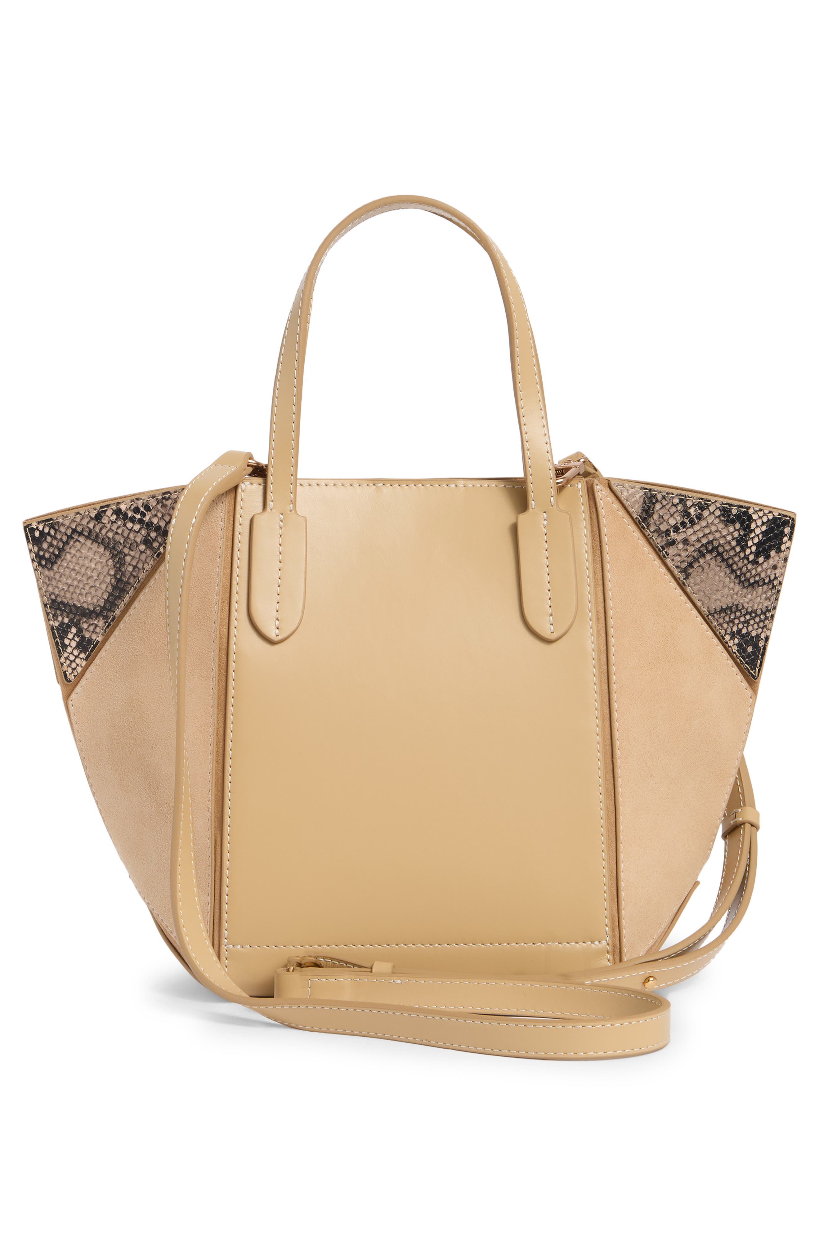 Sam Edelman Small West Convertible Tote, Alternate, color, Beige