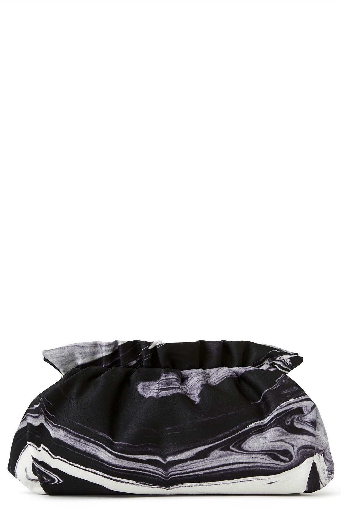 Lafayette 148 New York Geode Print Twill Pochette Clutch, Main, color, 