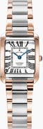 Jacques du Manoir Jacques Du Manoir Emily - 22mm, White Dial, Two-Tone Rose & Silver Rectangular Ladies Watch
