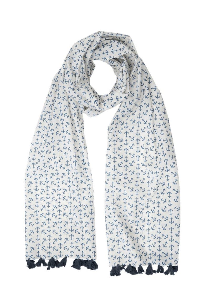 Anchor Blue Scarf, Alternate, color, Anchor Blue Scarf