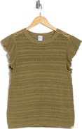Melrose and Market Flutter Sleeve Sweater