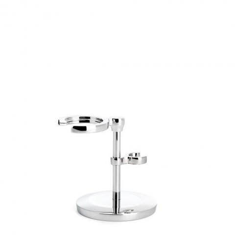 Traditional Series Chrome Safety Razor & Shaving Brush Stand