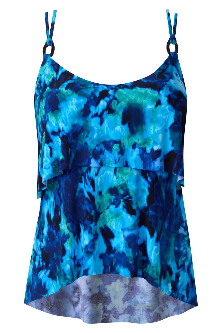 Mashup Grace Tankini, Alternate, color, BLUE MULTI