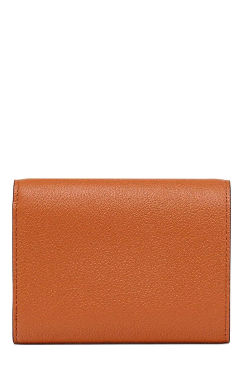 MCM Himmel Trifold Wallet in Embossed Logo Leather, Alternate, color,