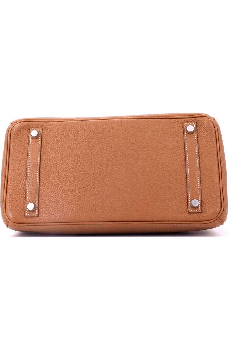 Pre-Owned Hermes Birkin Handbag Brown Togo with Palladium Hardware 30, Alternate, color, Gold