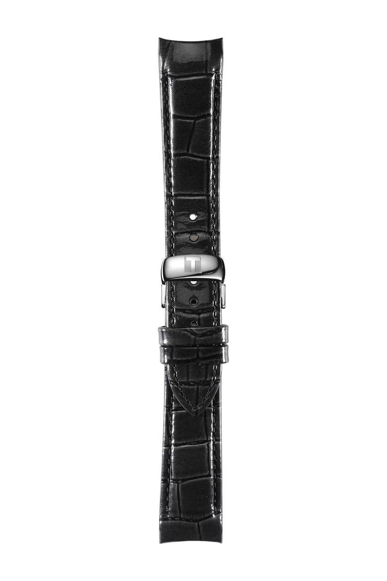 Women's Couturier Embossed Leather Strap Watch, 32mm, Alternate, color, NO COLOR
