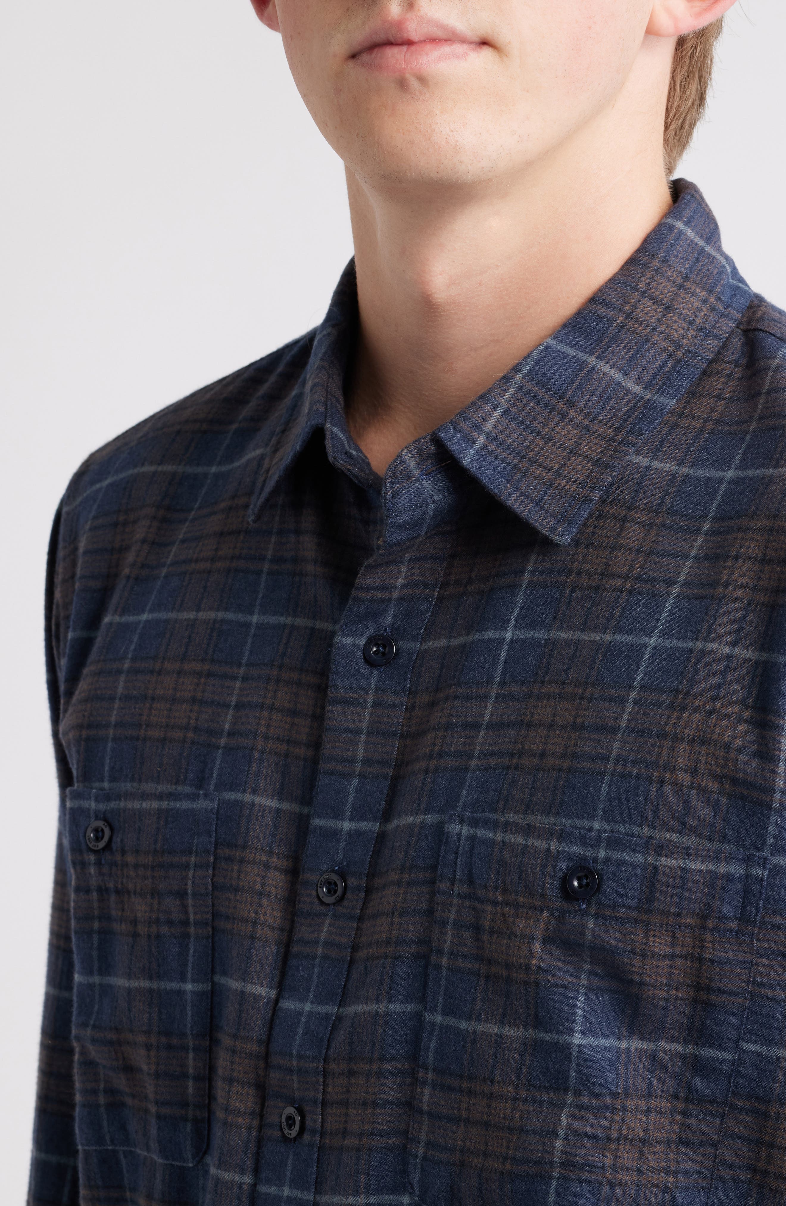 Wayne Plaid Button-Up Work Shirt - image 4