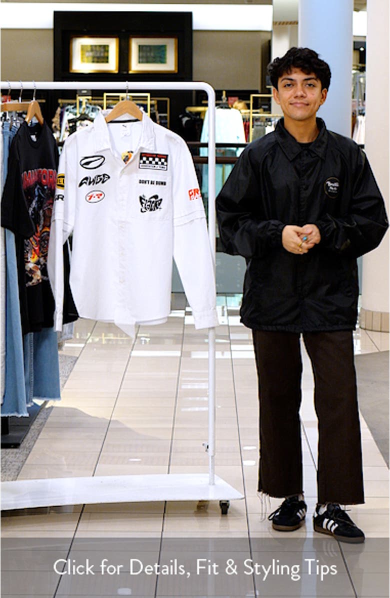 x A$AP Rocky Layered Pit Crew Button-Up Shirt, sales video thumbnail