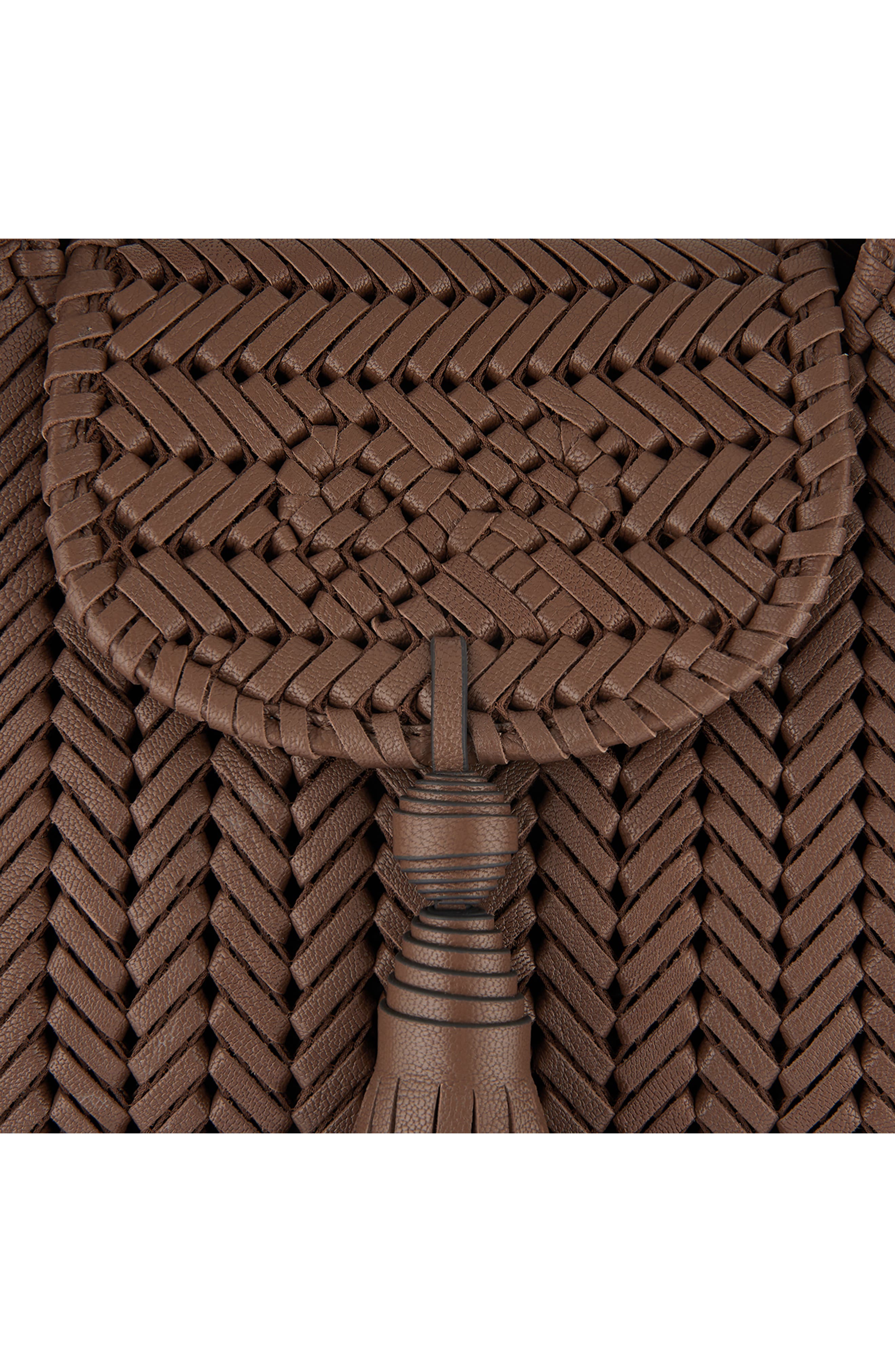 Anya Hindmarch The Neeson Tassel Woven Leather Tote, Alternate, color, 
