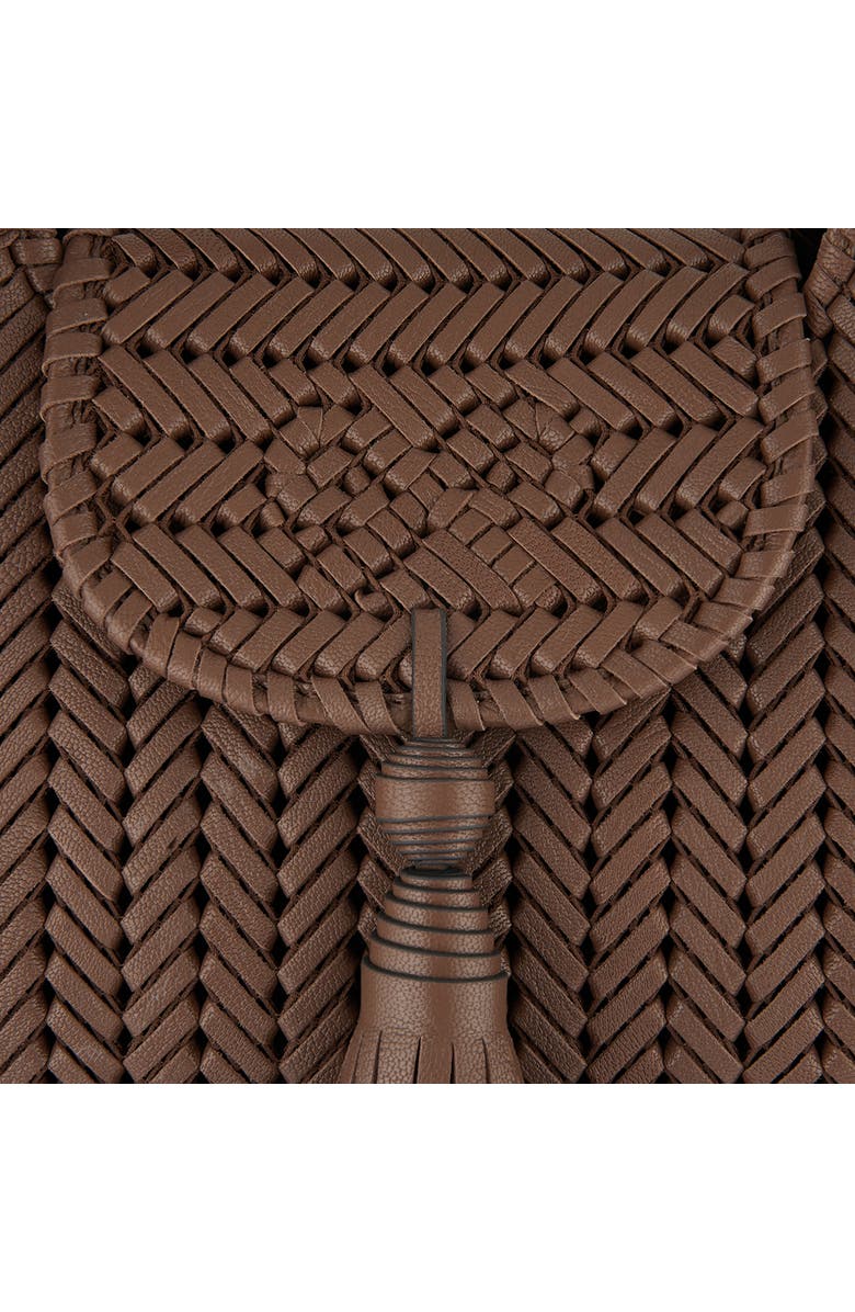 Anya Hindmarch The Neeson Tassel Woven Leather Tote, Alternate, color,
