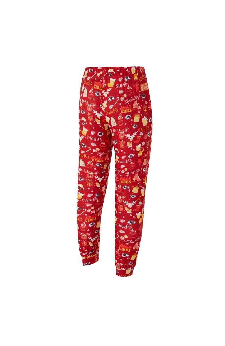 CONCEPTS SPORT Men's Concepts Sport  Red Kansas City Chiefs Chestnut Long Sleeve Top & Pants Set, Alternate, color, Red