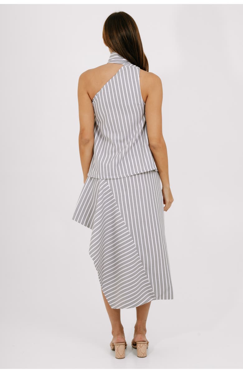 Valentina Gordon Cloud Top, Alternate, color, White And Yellow Stripes