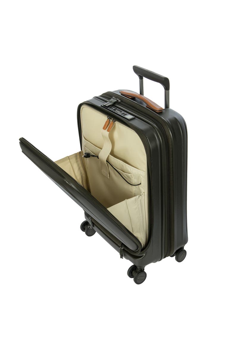 2 Piece Set - Taormina Front Pocket 21" Carry-On Spinner & X-Travel 22'' Deluxe Duffle, Alternate, color, Olive