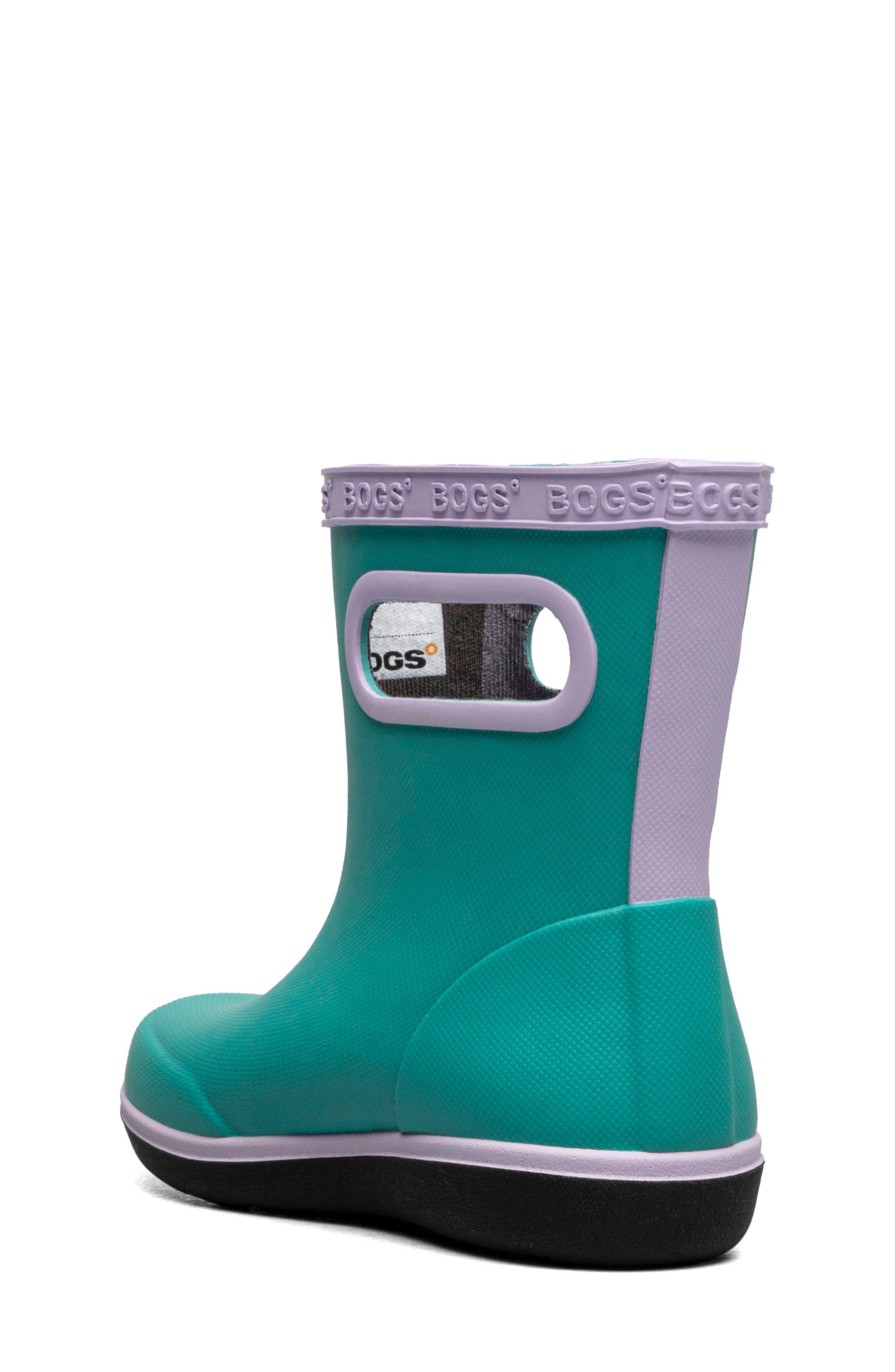 Kids' Skipper II Waterproof Rain Boot, Alternate, color, TEAL
