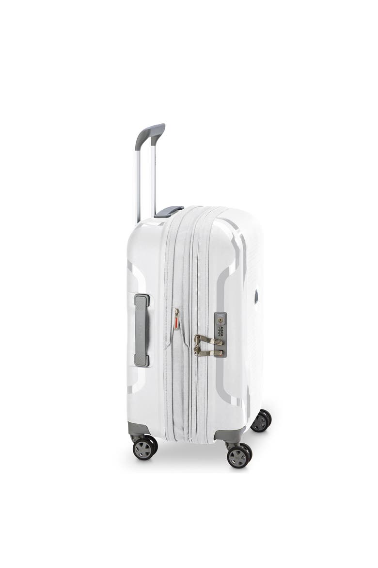 Clavel Hardside Expandable (19"/30") 2 Piece Spinner Luggage Set, Alternate, color, White