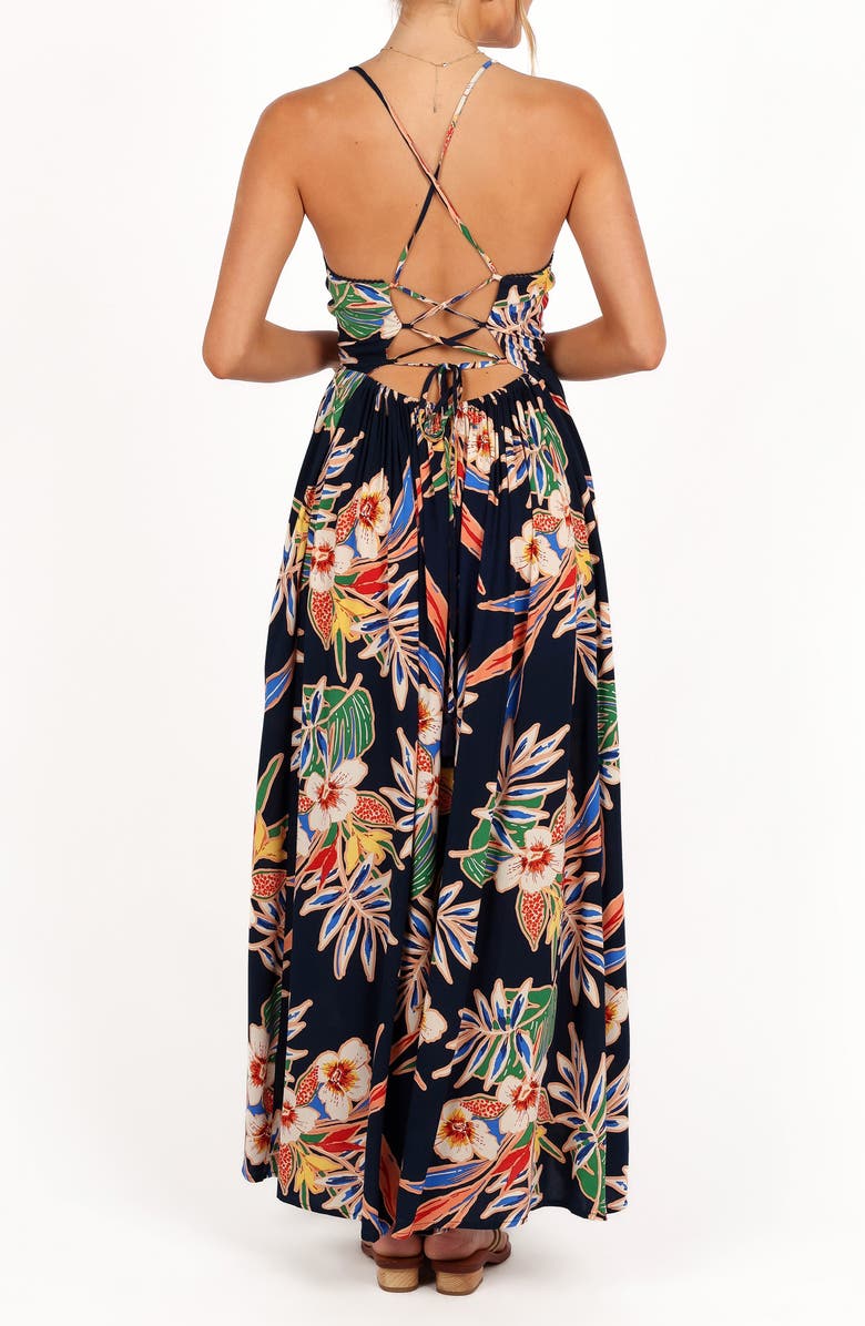 Petal & Pup Jodie Print Sleeveless Maxi Dress, Alternate, color, 