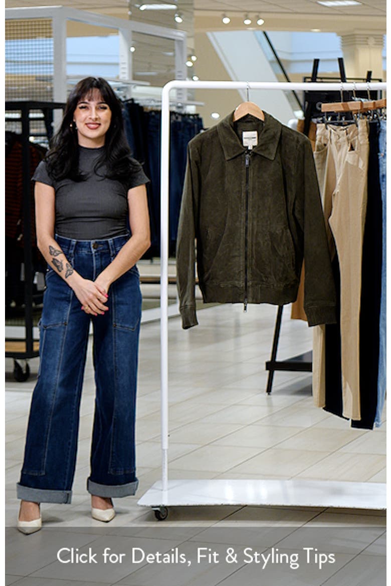 Suede Bomber Jacket video