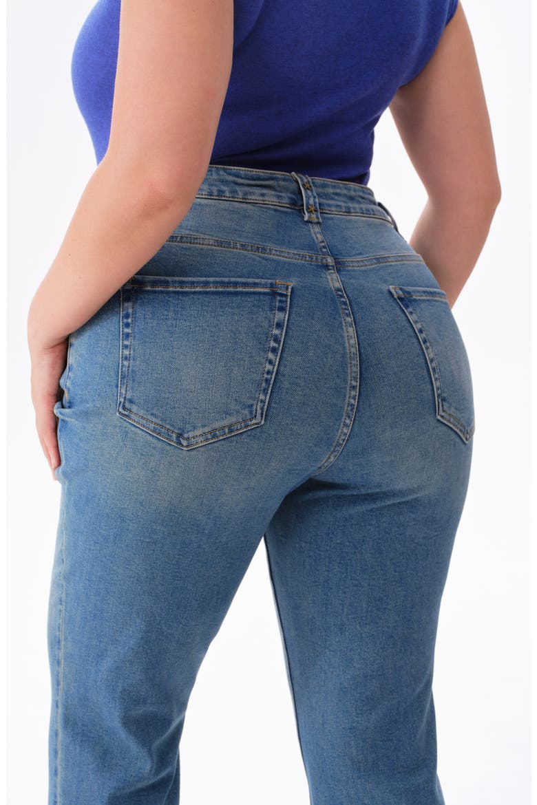 High Waist Flare Jeans, Alternate, color, VINTAGE MEDIUM BLUE