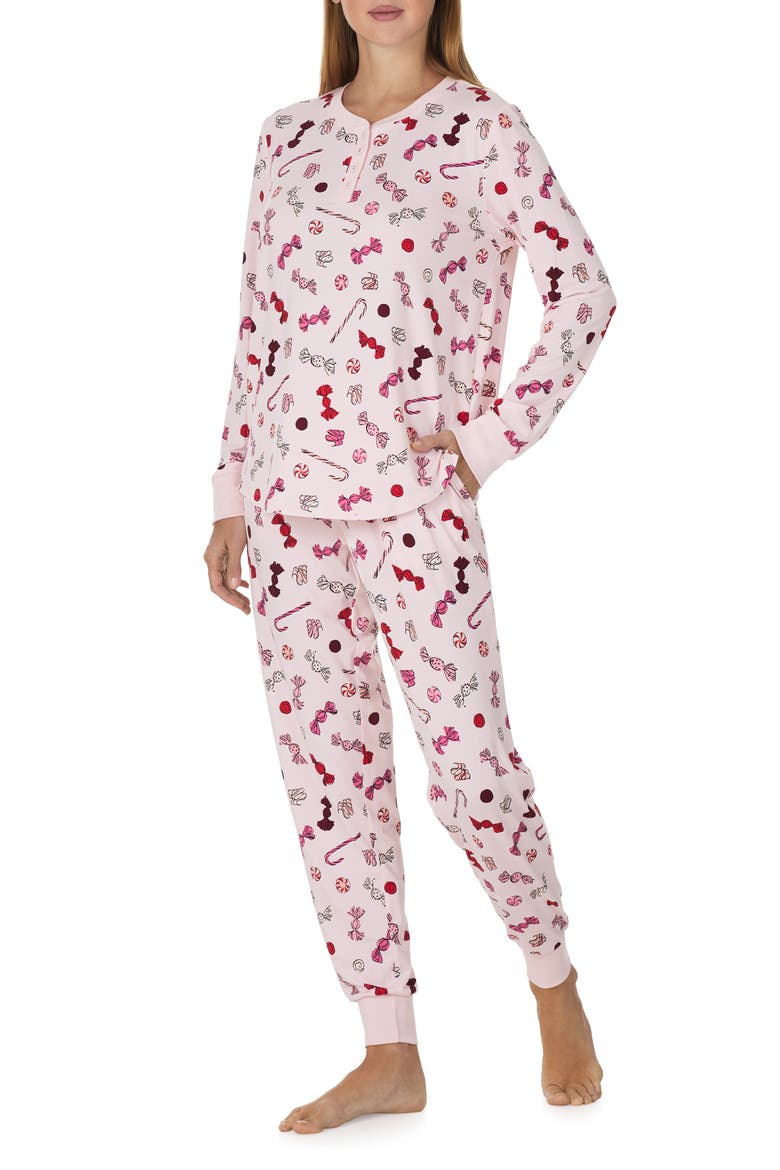 Print Pajamas, Alternate, color, BLUSH/ PT
