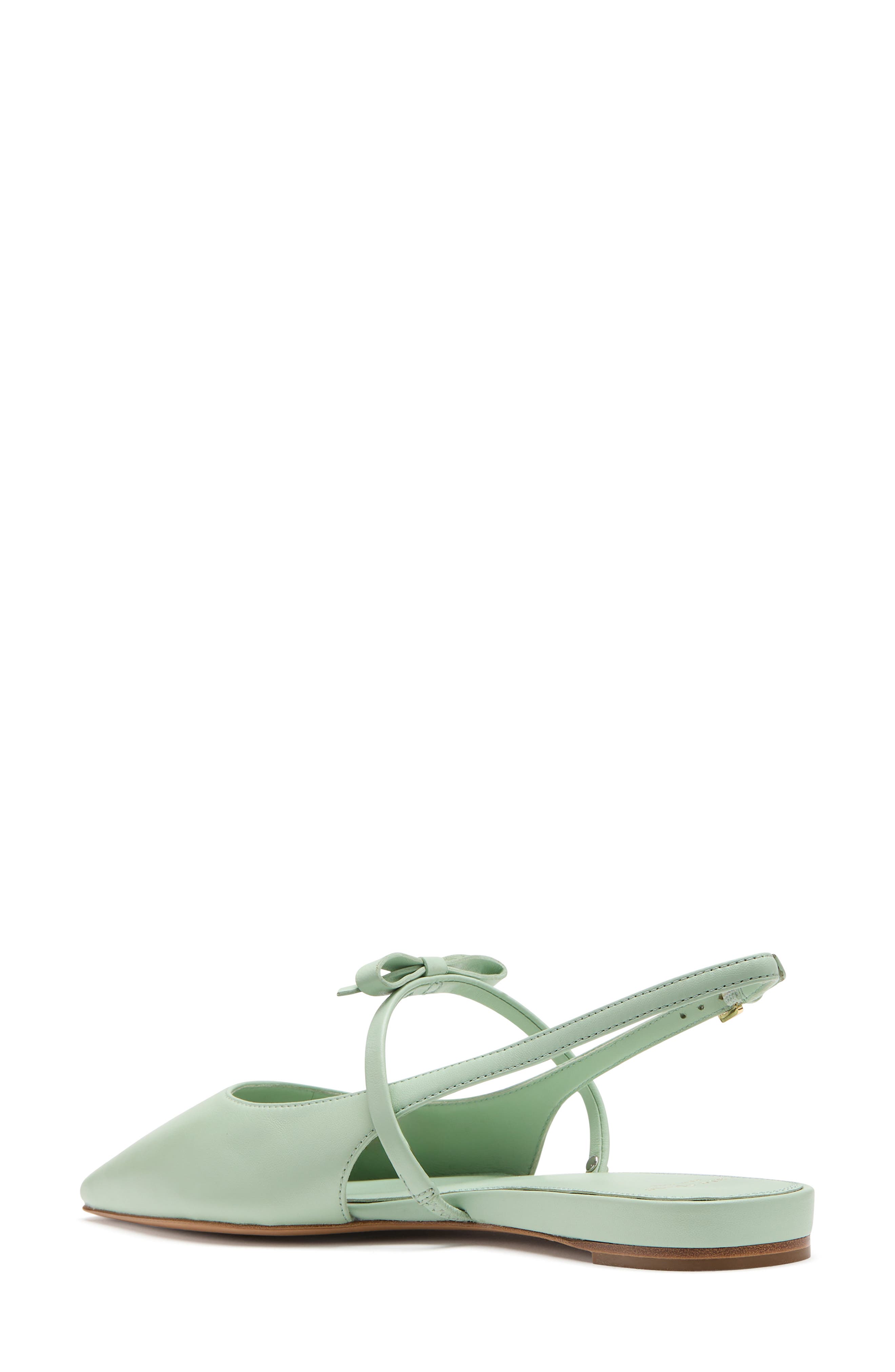 carolina slingback pointed toe mary jane flat, Alternate, color, PISTACHIO ICE