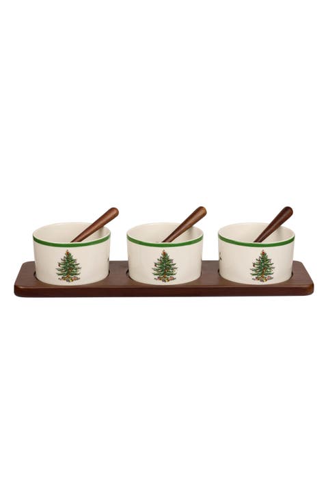 7-Piece Christmas Tree Serving Set