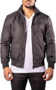 Maceoo Puffycomb Quilted Bomber Jacket