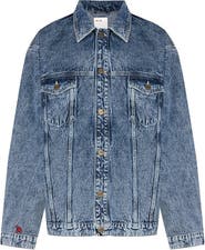 PCFG Pure Cotton Free Heaven Denim Jacket With Washed Effect