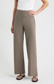 Eileen Fisher Seamed High Waist Wide Leg Pants