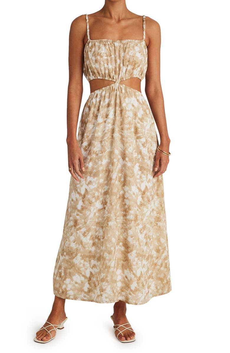 Faithfull the Brand Celina Floral Print Midi Dress, Main, color,