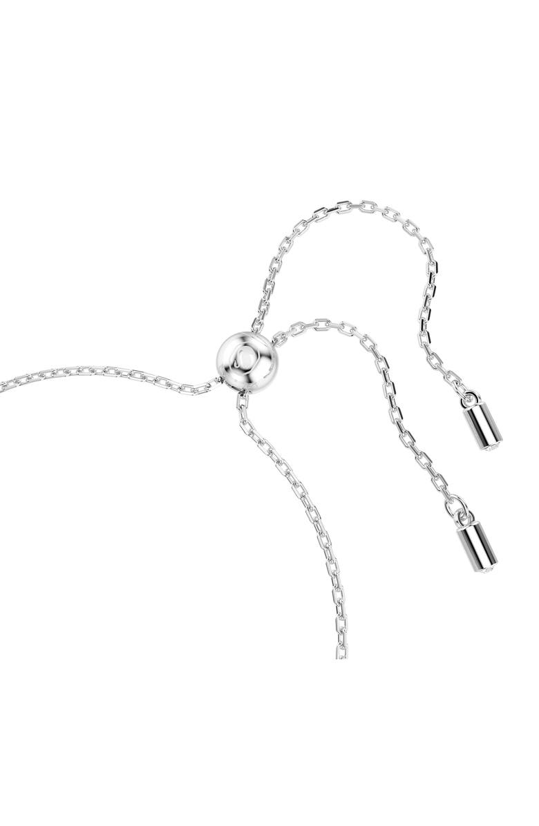 Swarovski Una Double Sided Bracelet, Alternate, color, White/ Silver