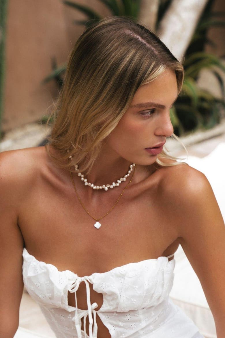 Positano Necklace, Alternate, color, Gold