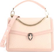 Pre-Owned Bvlgari Serpenti Forever Shoulder Bag Quilted Leather Medium