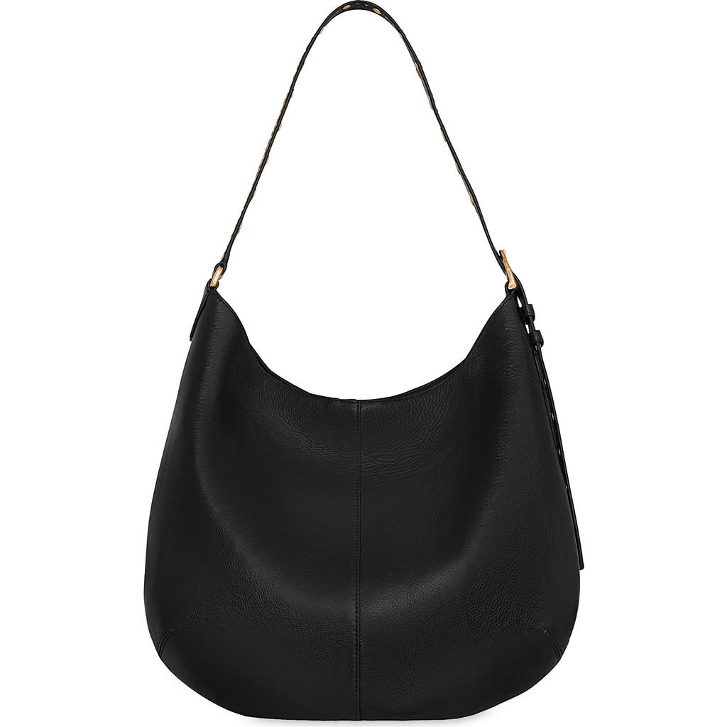 Rebecca Minkoff Naomi Leather Hobo Bag In Black