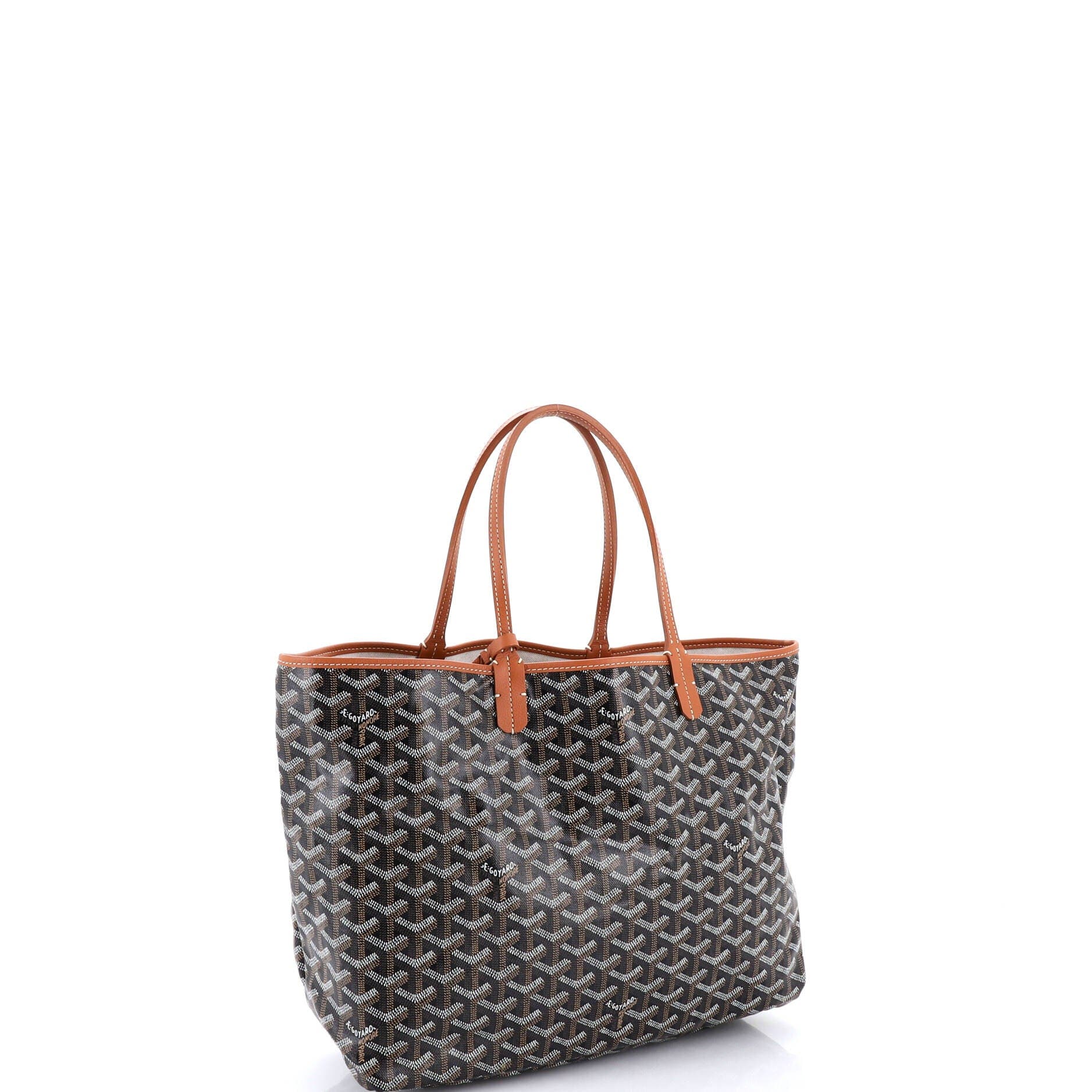 Pre-Owned Goyard Saint Louis Tote Coated Canvas PM, Alternate, color, 